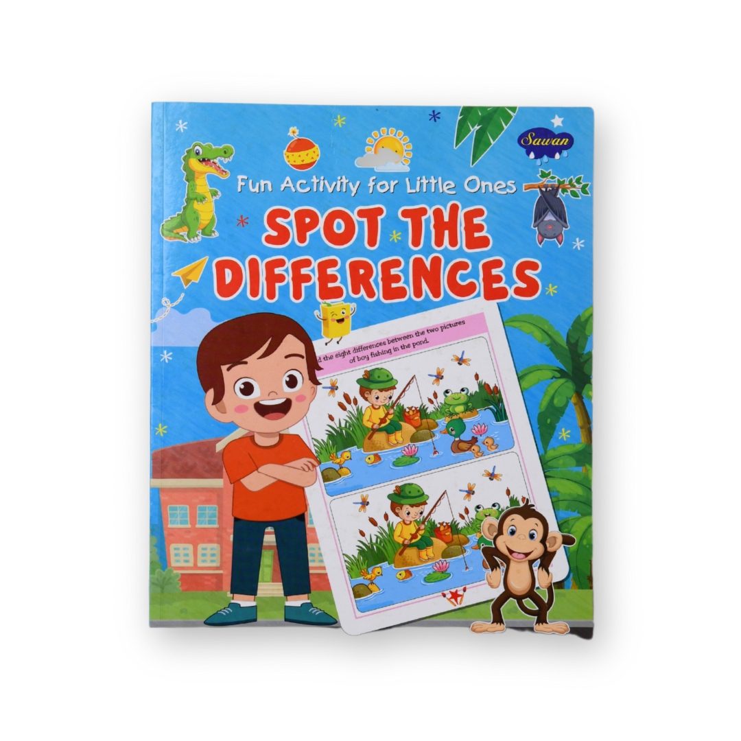 Spot The Difference Acitivity Book For Toddlers - The Learnery