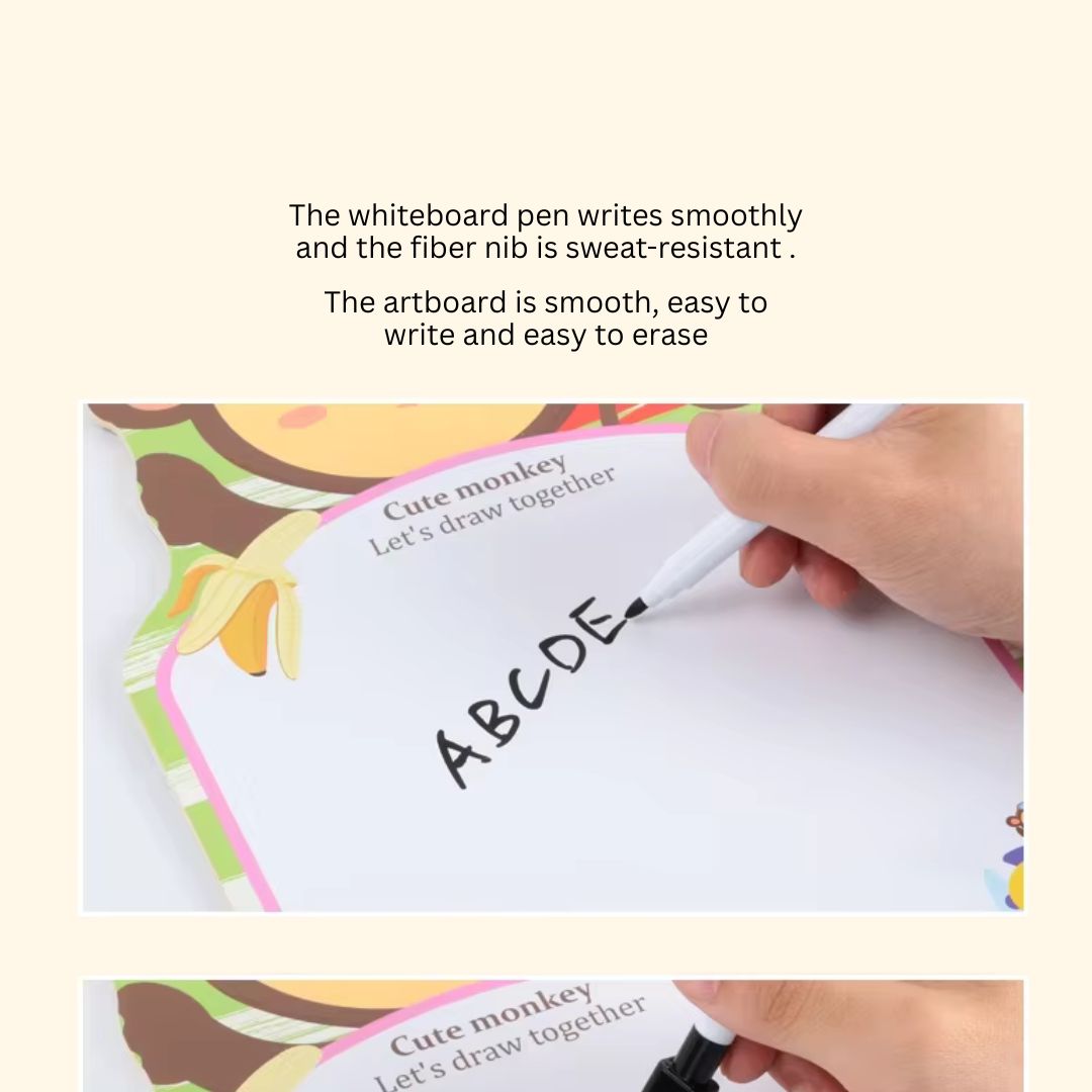 Animal-Themed Timetable & Doodle Board
