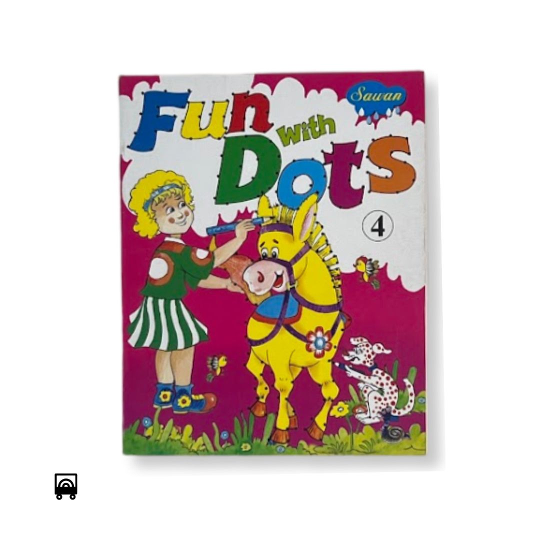 Fun with Dots Activity & Colouring Book for Kids Preschool & Early Learning Workbook