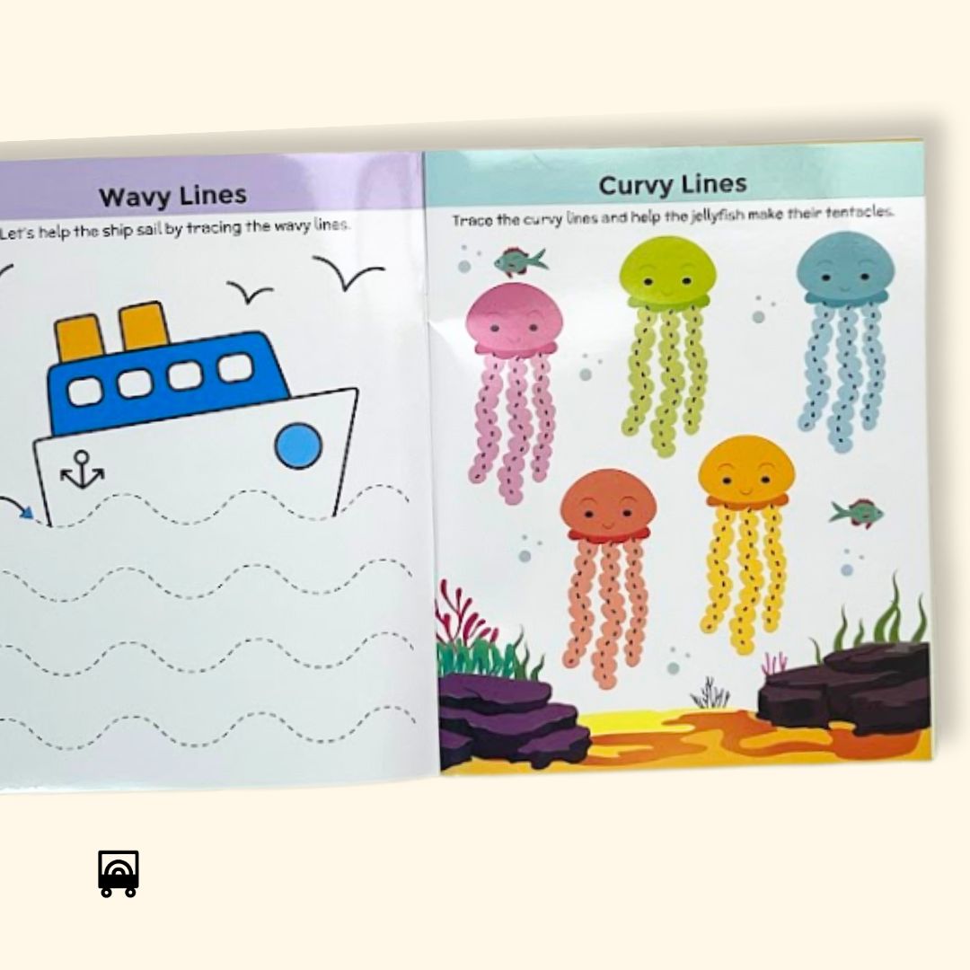 Reusable Tracing Book with Free Pen – Learn numbers, alphabets and patterns