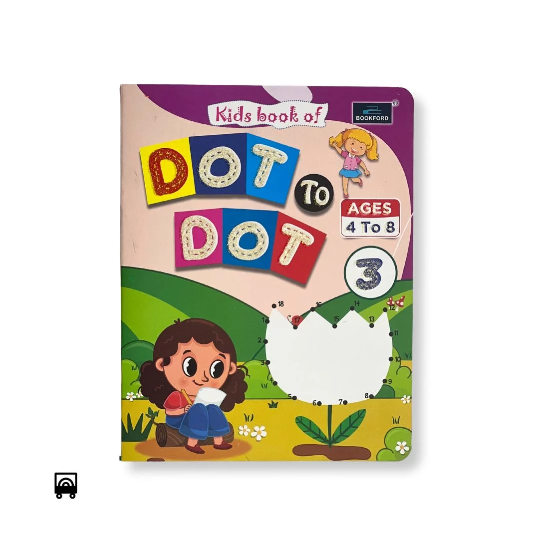 Dot to Dot Fun Learning Activity Book For Kids