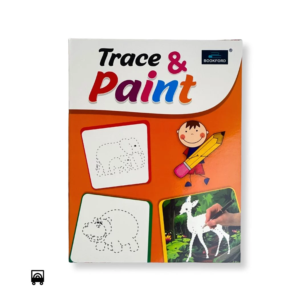 Trace and Paint Book for Kids – Fun Learning Activity