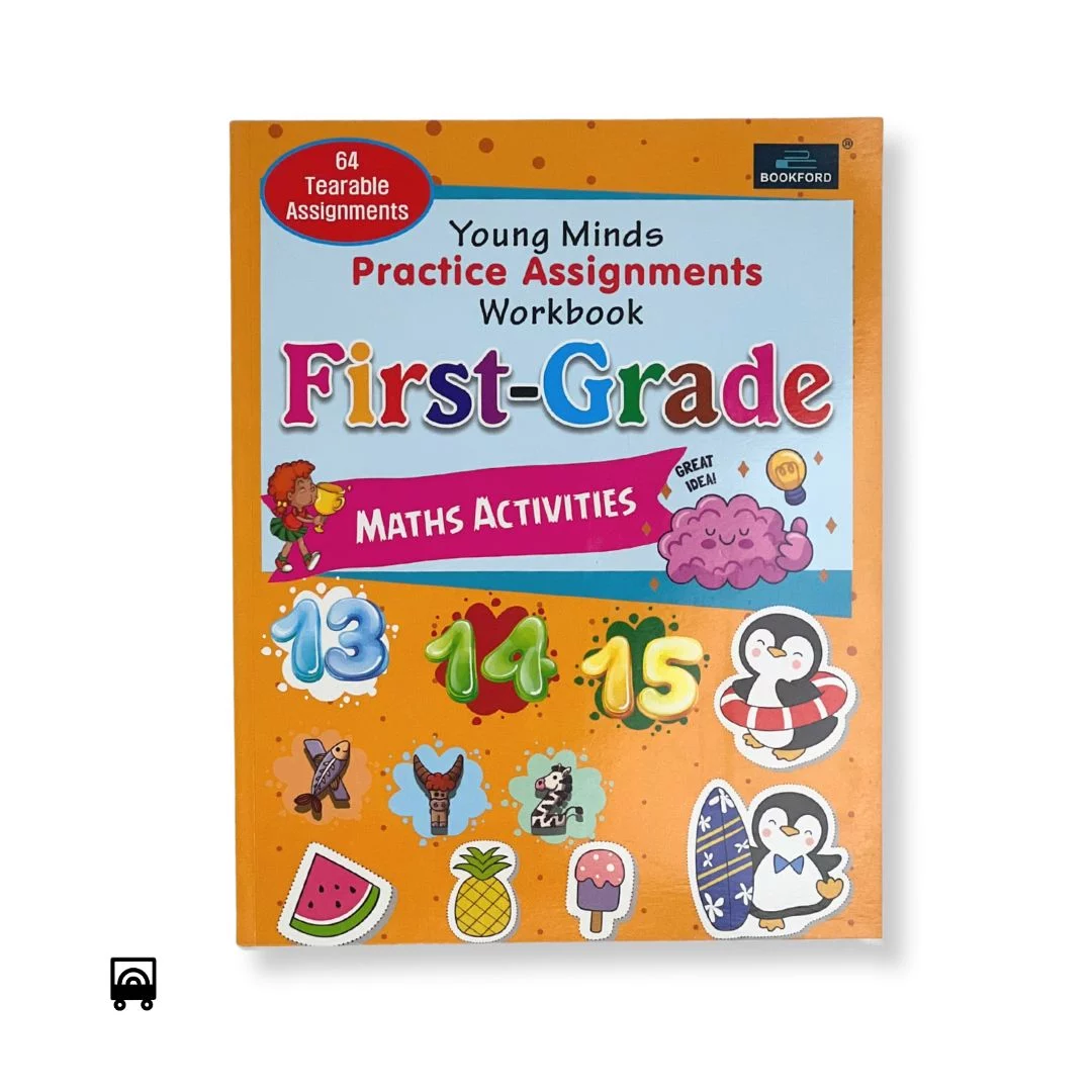 Young Minds Practice Workbook – Math Activities for First Graders