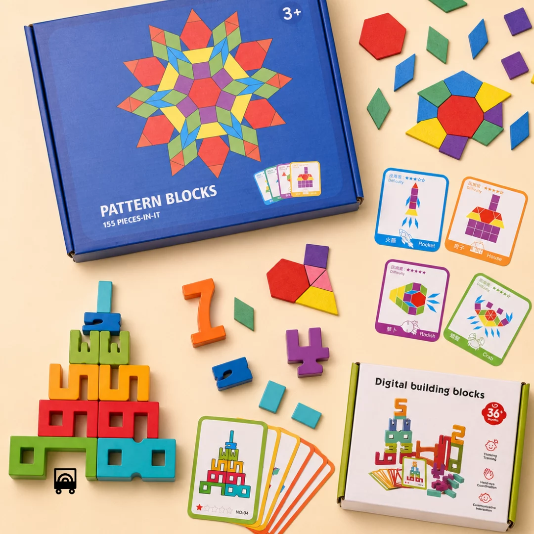 Brain Builder Kit for pattern, shape, & number skills - Image 3